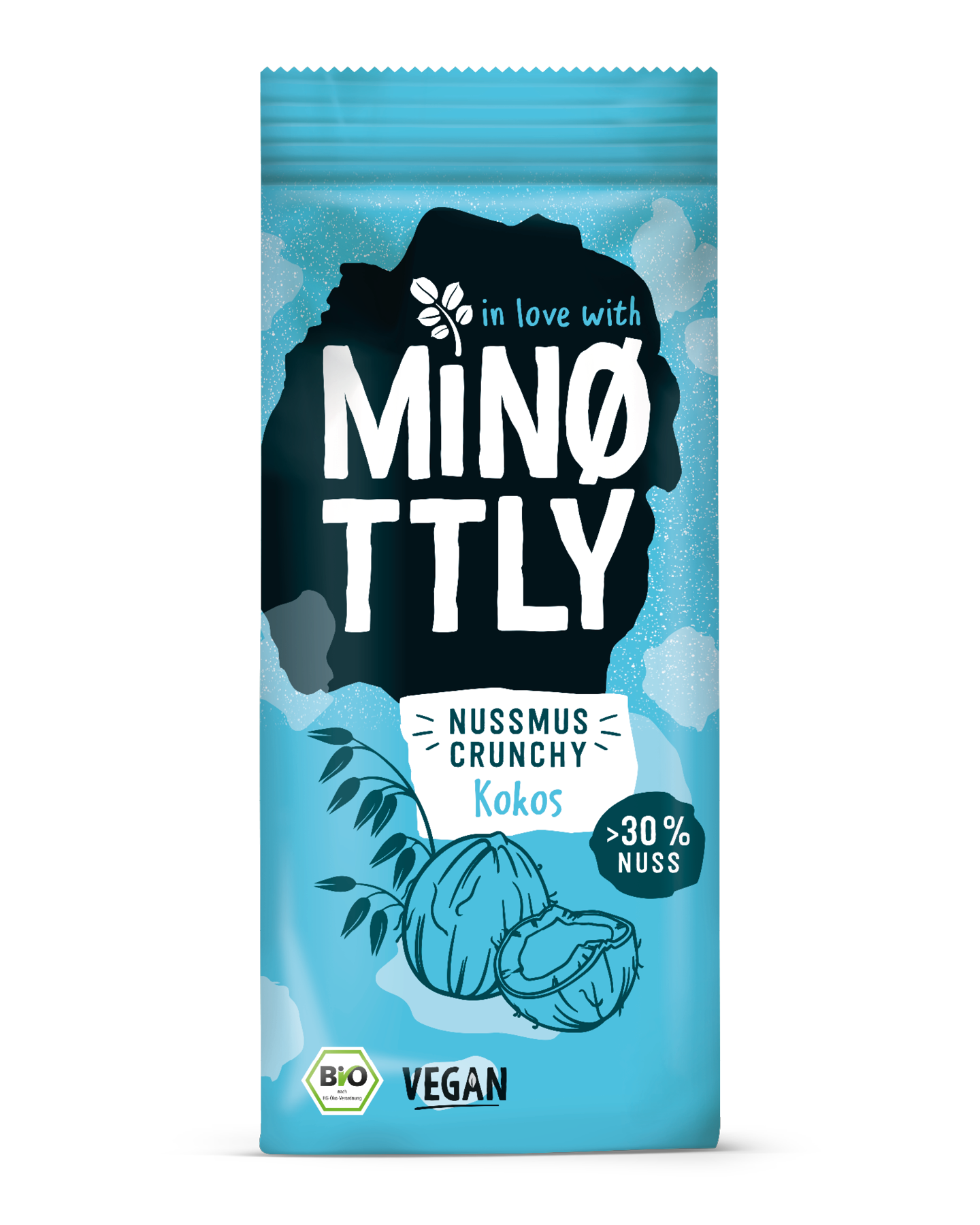 MiNøttly Bio Nussmus Crunchy Kokos